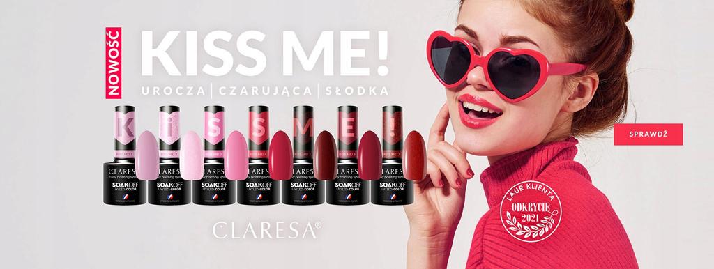Claresa lakier hybrydowy kiss me! 2 - 5g