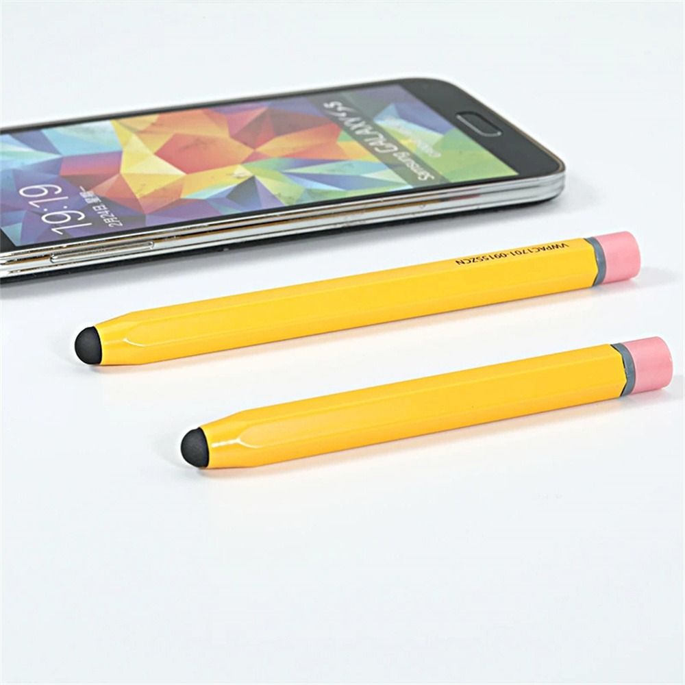 

Yellow Capacitive Pen Silicone Head Touch Pen Smartphone Touch Screen Pen Tablet Accessories