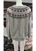 New Women's Color-Block Round Neck Loose Fashion Sweater