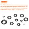 360Pcs Internal Tooth Star Lock Washers 2/2.5/3/4/5/6/8/10/12mm Quick Speed Locking Washers Retaining Clips Fasteners H4GE