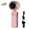 Office Desk Fan Portable Handheld Turbo Fan 5 Gear Wind USB-C Rechargeable Small Personal Compact Cooling 3-in-1 Hand/Neck/Desk for Outdoor