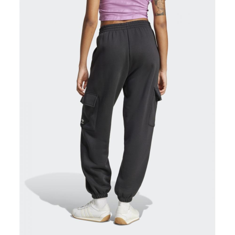Adidas Fleece Cargo Pants   Black Iy9689