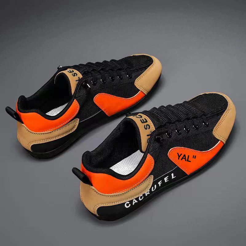 Herrenschuhe 2025 neue Sommer Mesh Forrest Gump Sport-Board-Schuhe Laufschuhe Herren Freizeit weiße Schuhe Ein-Pedal-Board-Schuhe