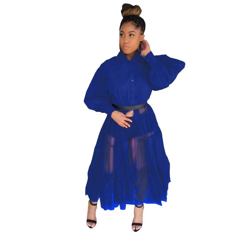 

Чорно-біла сукня з довгим рукавом із сіткою для нічного клубу 5xl темно-синього кольору