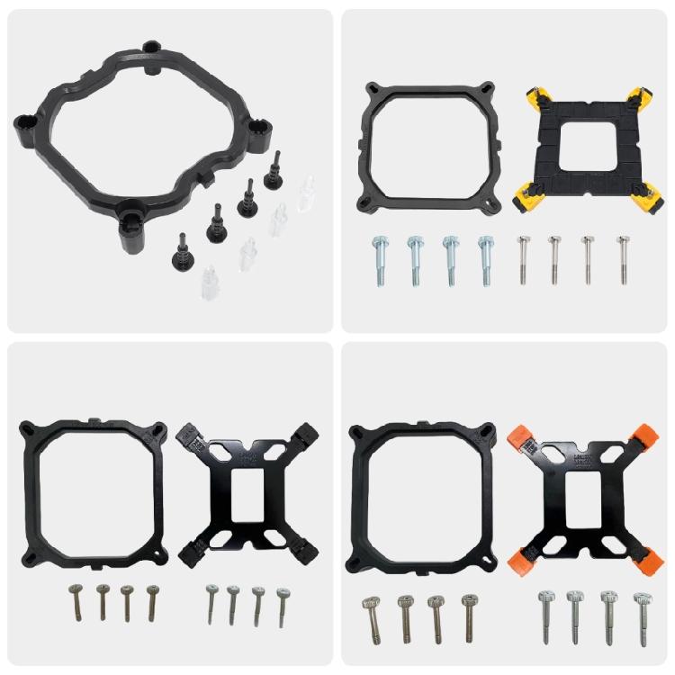 Easy Installation CPU Cooling Fan Holder Mount Backplate For 1700 1200 115x 2011 1366 Platforms  Not Easy to Age