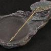Antique Brass Keychain Classic Water Margin Weapon Replica Miniature Spear Ornament For Collectors And Fans