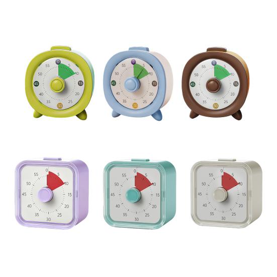 Dětský časovač 60 minut Vizuální časovač Tiché odpočítávání Žádný displej Žádná nastavení Učební časovač Domácí studijní pomůcka