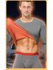 Men's Seamless Thermal Long-Sleeve Shirt for Autumn & Winter