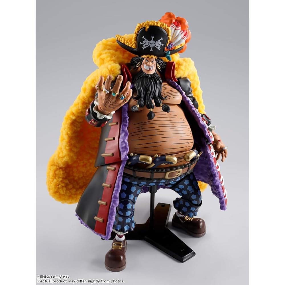 TAMASHII NATIONS S.H.Figuarts ONE PIECE Marshall D. Uč - Yonko- Cca. 245mm PVC & ABS & Látka Malovaná Pohyblivá Figurka