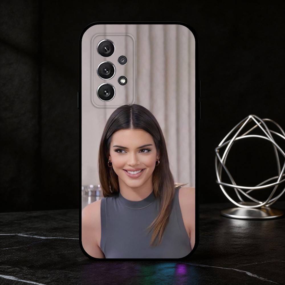 K-Kendall Jenner phone Case For Samsung S25,24,21,22,23,30,Ultra,20,Plus,Fe,Lite,Note Soft Black Cover Samsung S23ULTRA5G