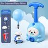 Balloon Powered Air Rocket Launcher Car Toy for Kids STEM Science Experiment Vehicle with Animal Astronaut Figure Dual Mode Fun