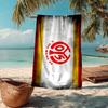 1 Stück Mainz Fußballwappen Strandtuch - Weiche, Saugfähige Mikrofaser, Leicht, Ideal für den Strand, Partys, Reisen, Camping Fanartikel