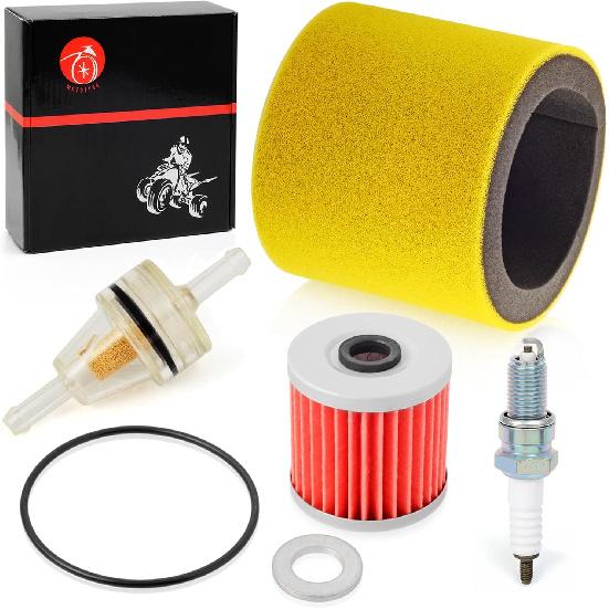 Air Filter Foam Oil Filter Spark Plug For Kawasaki Bayou 220 250 300 KLF220 KLF250 KLF300 C/B 2x4 4x4 1989-2011
