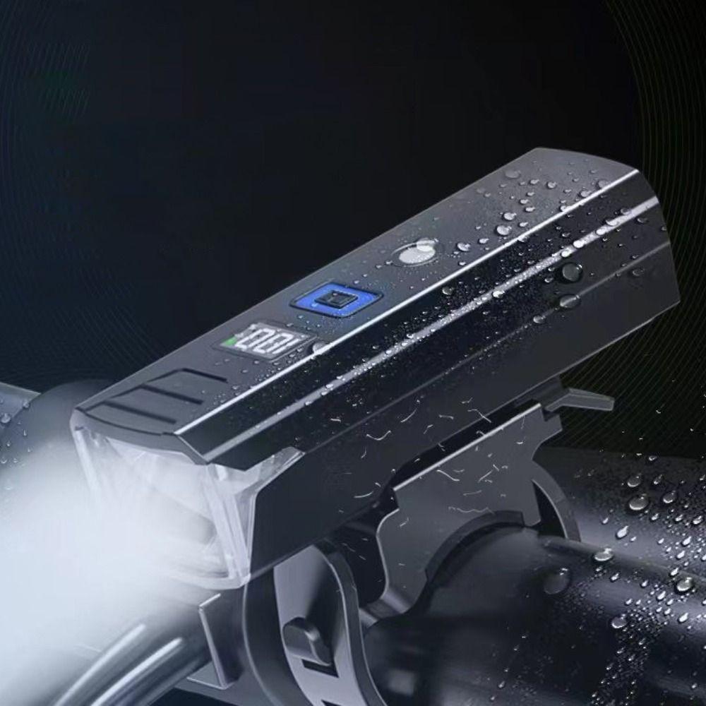 1500mAh Night Bike Headlight Waterproof Road Cycling Light Premium MTB Front Light  Riding