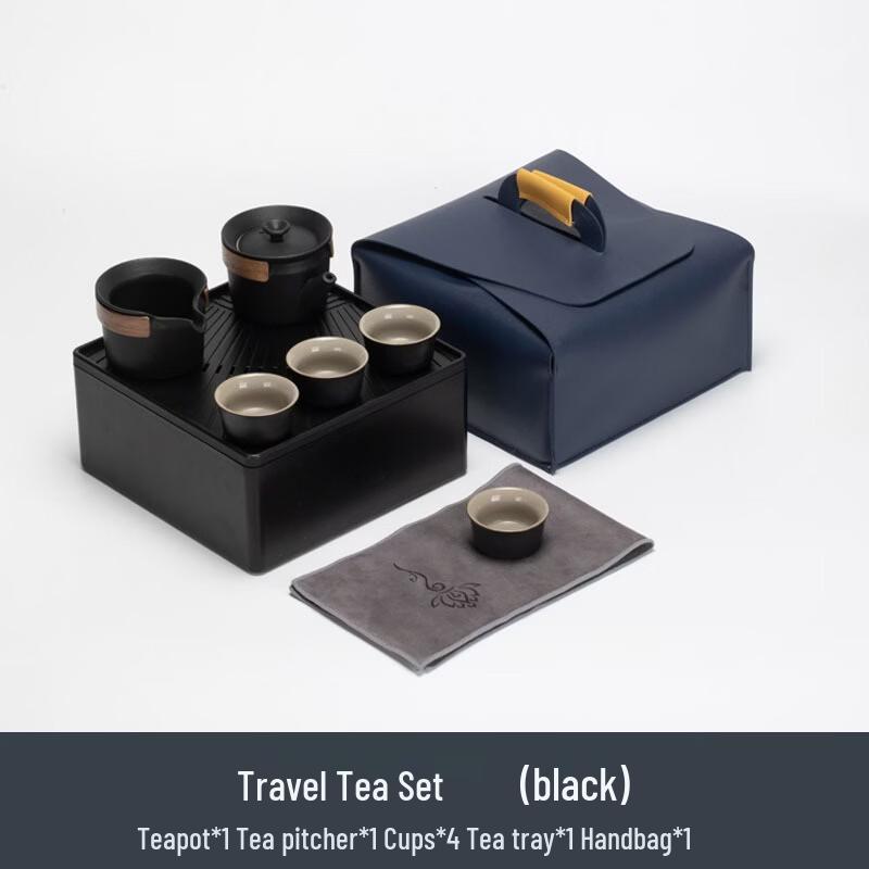 Portable Ceramic Travel Kung Fu Tea Set