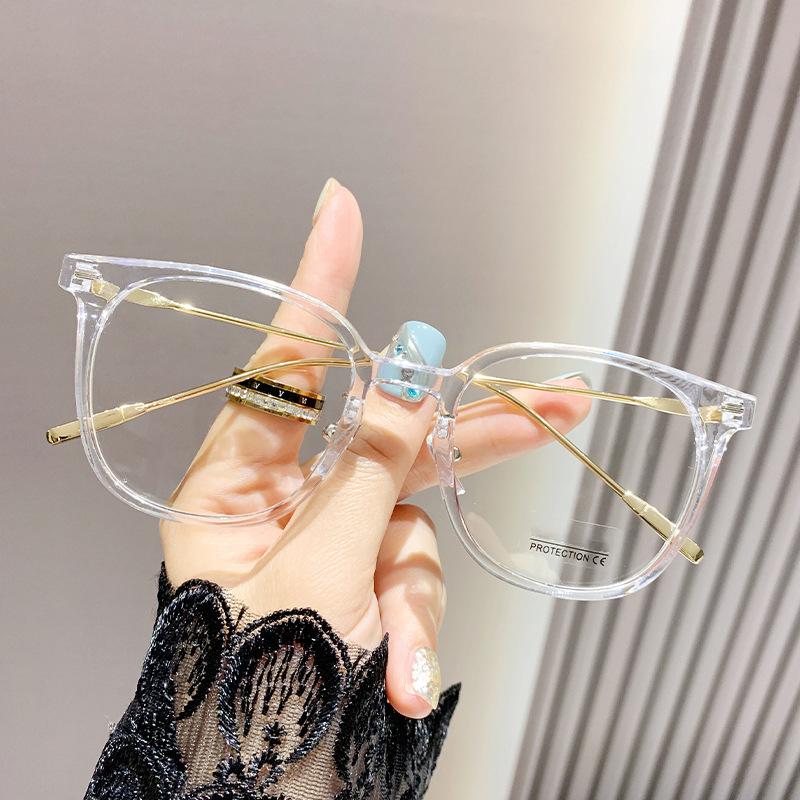 

Large-framed Eyewear Women s Nearsighted Eyewear Quadrate premium material Shape Makes The Face Look Smaller.6036 -1.5