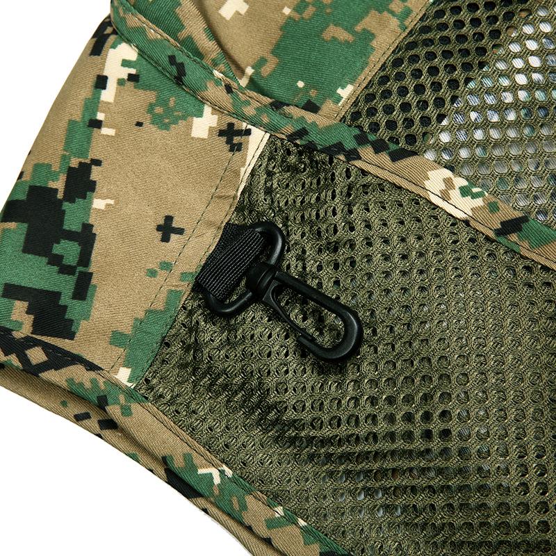Men's Breathable Multi-Pocket Outdoor Vest for Fishing, Photography, and Workwear