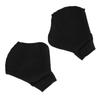 2Pcs Swimming Webbed Gloves Open Fingers Adjustable Swimming Training Gloves with Wrist Strap for Swimming Diving Black