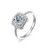 9mm 3ct D Color GRA Moissanite Engagement for Women Colorless Rond Cut Sparkling Solitaire Bridel Set 925 Silver Platinum