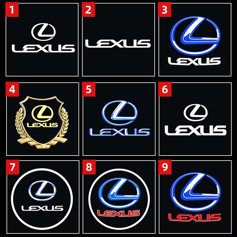 2pcs For LEXUS IS F SPORT IS250 IS300 IS350 UX UX300h UX260h UX200 LED Car Door Welcome Logo Projector Ghost Shadow Light