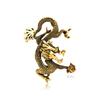 Retro Dragon Totem Brooch Pin for Men's Suits
