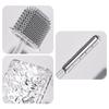 Toilet Brush Deep Cleaner Silicone Toilet Brushes with Flexible Bristles Toilet Brush with Quick Drying Holder Set