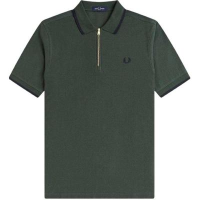 Polo de hombre con cuello de cremallera Fred Perry