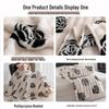 LISM Faux Rabbit Fur Plush Blanket
