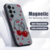 Watermelon Cherry Fruits Pattern Case For Samsung Galaxy S26 Ultra S25 Edge S24 Plus S23 FE S22 A17 A54 A55 A56 A57 5G Magnetic For Magsafe Cover