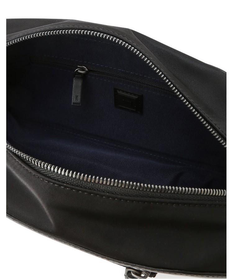 Daks Men'S Accessories Black Logo-Detailed Leather Slingback_Dbba6E854Bk