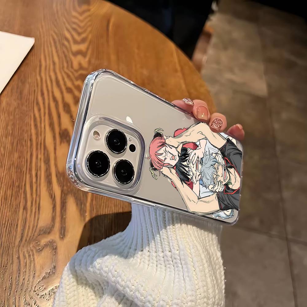 Anime G-Gintama Phone Case For IPhone 17 16 15 12 11 Pro Max 14 Plus 13 Mini Clear Cover Soft Funda