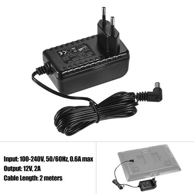 12V 2A Standard Power Adapter LED EU Plug for YONGNUO YN300III YN216 YN1410