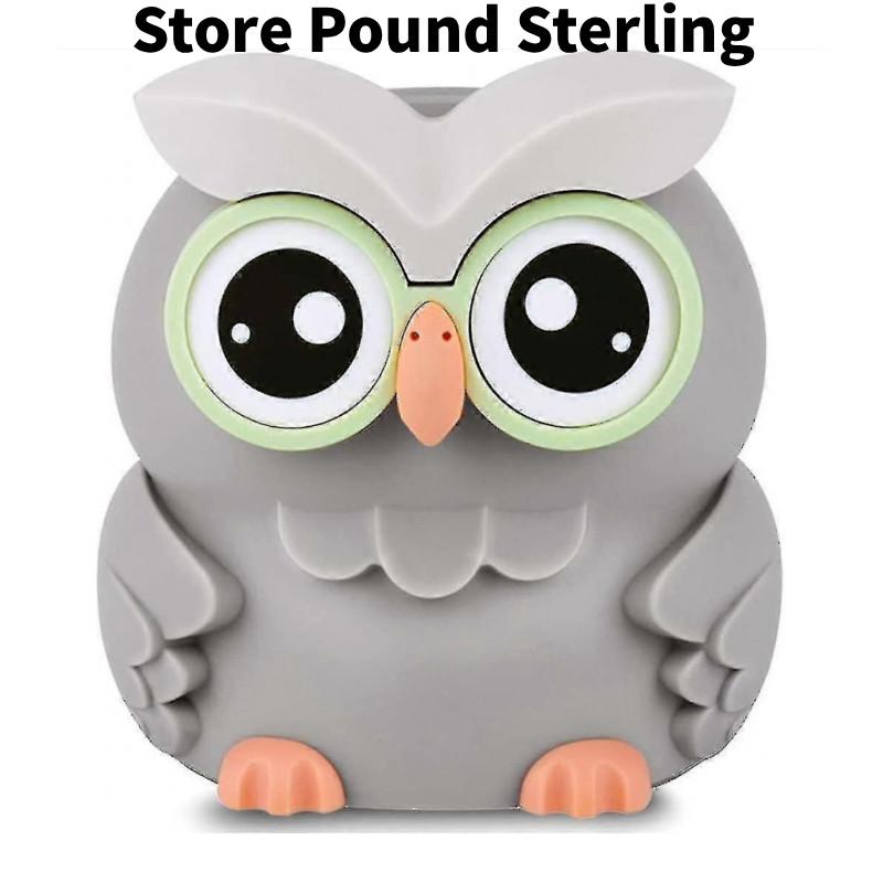 Electronic Owl Counting Piggy Bank Cute Animal Shape Automatic Saving Gifts Pot