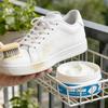 1 Stück Weißer Schuhreiniger Langanhaltende Creme Mit Schwamm Pflegend Schuhreinigung Fleckenentferner Für Gummi Canvas Sohle Fleck