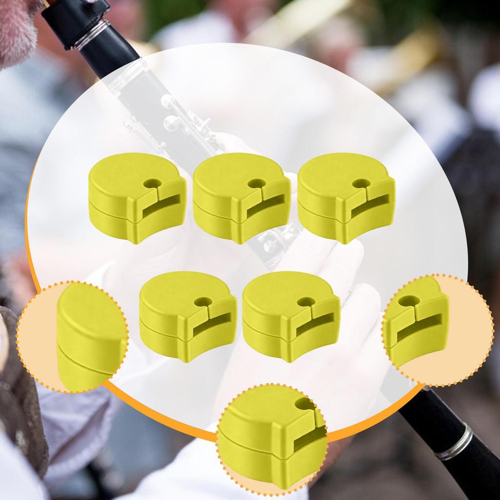 5 Pieces Clarinet Thumb Finger Rests for Woodwind Instrument Replacement Hand Supports