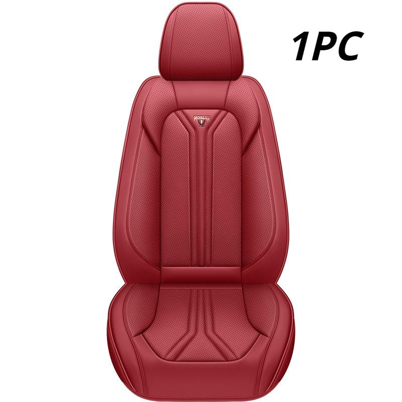 1pc Universal Luxury Full-Cover Car Seat Covers - Soft Premium Napa Leather, All-Season Comfort, Fit Most Sedans & SUVs