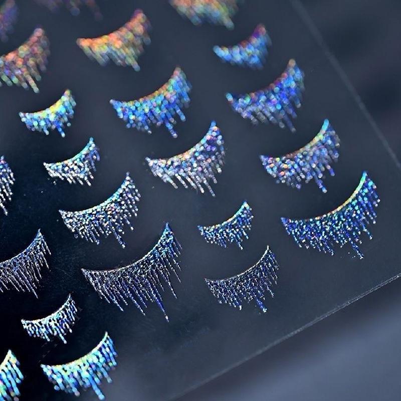 3D Lines Nail Stickers Silver Gold Metal Stripe Decals Curve Gel Nails Art Sliders Polish Manicure Decor Foils