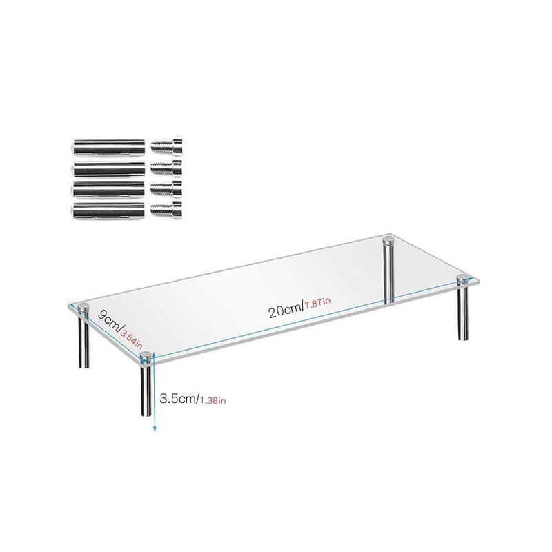 Acrylic Multi-functional Desktop Display Rack Organizer Stand for Jewelry, Blind Boxes, Badges, Anime Figures, Trays & Holders
