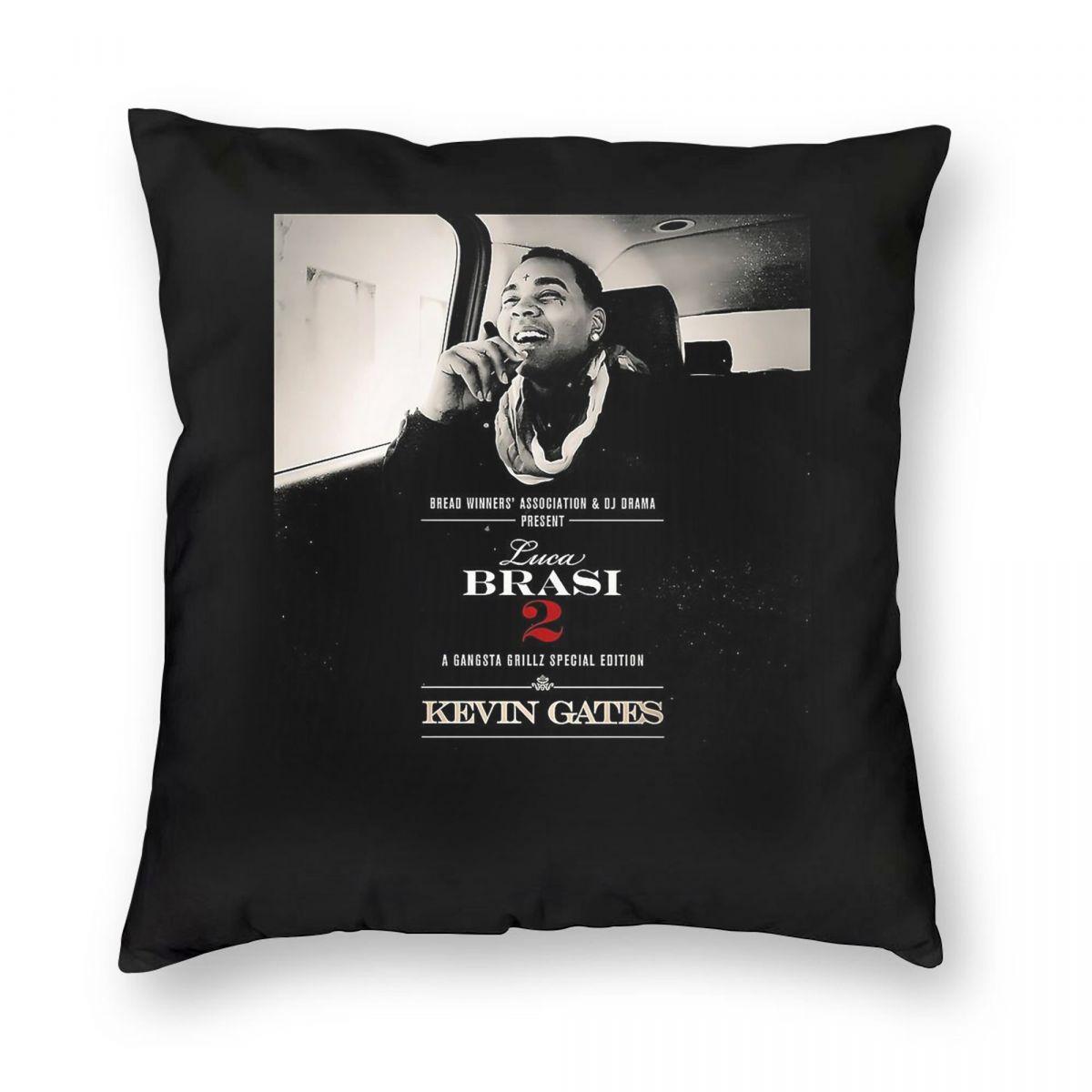 Kevin Gates Luca Brasi Pillowcase Polyester Linen Velvet Printed Zip Decorative Pillow Case Home Cushion Cover Wholesale x 30x30cm