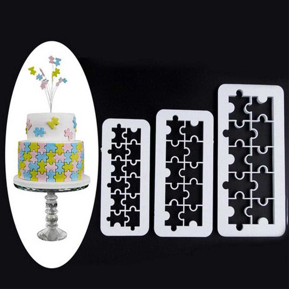 Rahmen DIY Silikon Kuchenform Form Dekorationswerkzeug zum Backen Fondant Cupcake Dessert