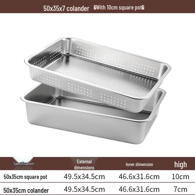 Rectangular Stone Draining Tray & Basin Set