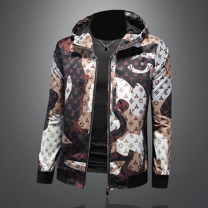 Und Neuer Stil Schlank Geschnitten Herren Europäische Mode Lässig Schlank Geschnitten Bestickt Schlank Lässig Oberbekleidung JK9050