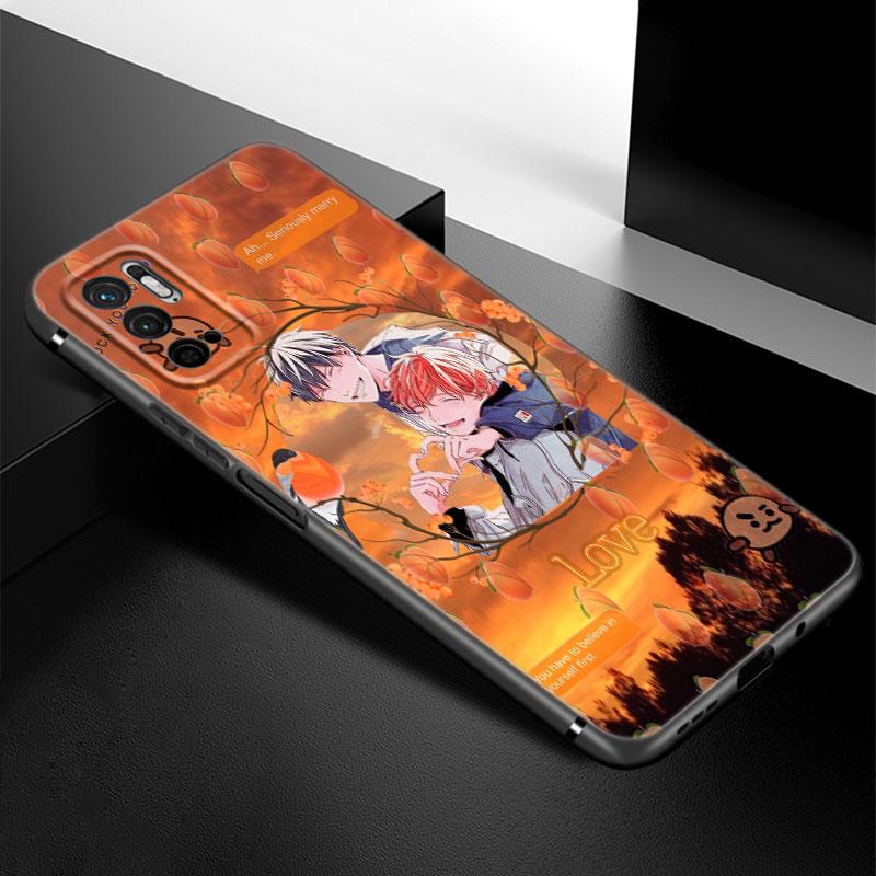 

Чехол для телефона с изображением аниме Yaoi для Xiaomi Redmi Note 7 8 9 10 Lite 11 11E 11T 12 Pro 11S 4G 10T 5G 8T 9S 10S, мягкий черный чехол из ТПУ Redmi Note 12 Pro 5G