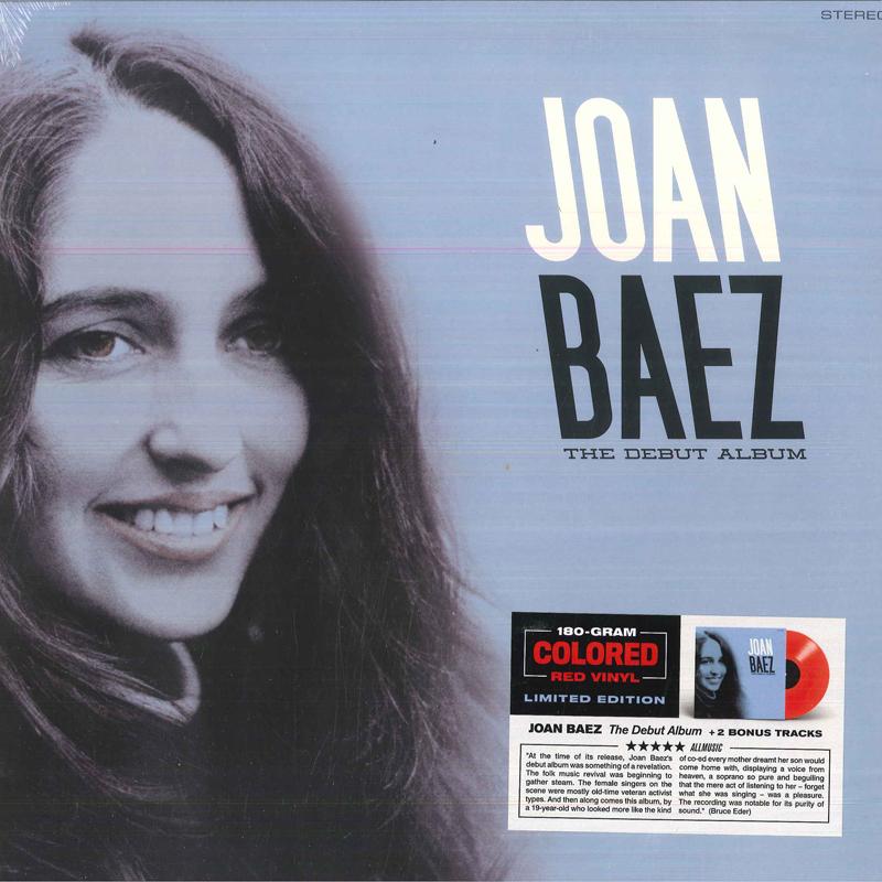 LP Record JOAN BAEZ - Joan Baez The Debut Album (Red Viny 350251 20th Century Ma 2023 Worldwide Country/Folk