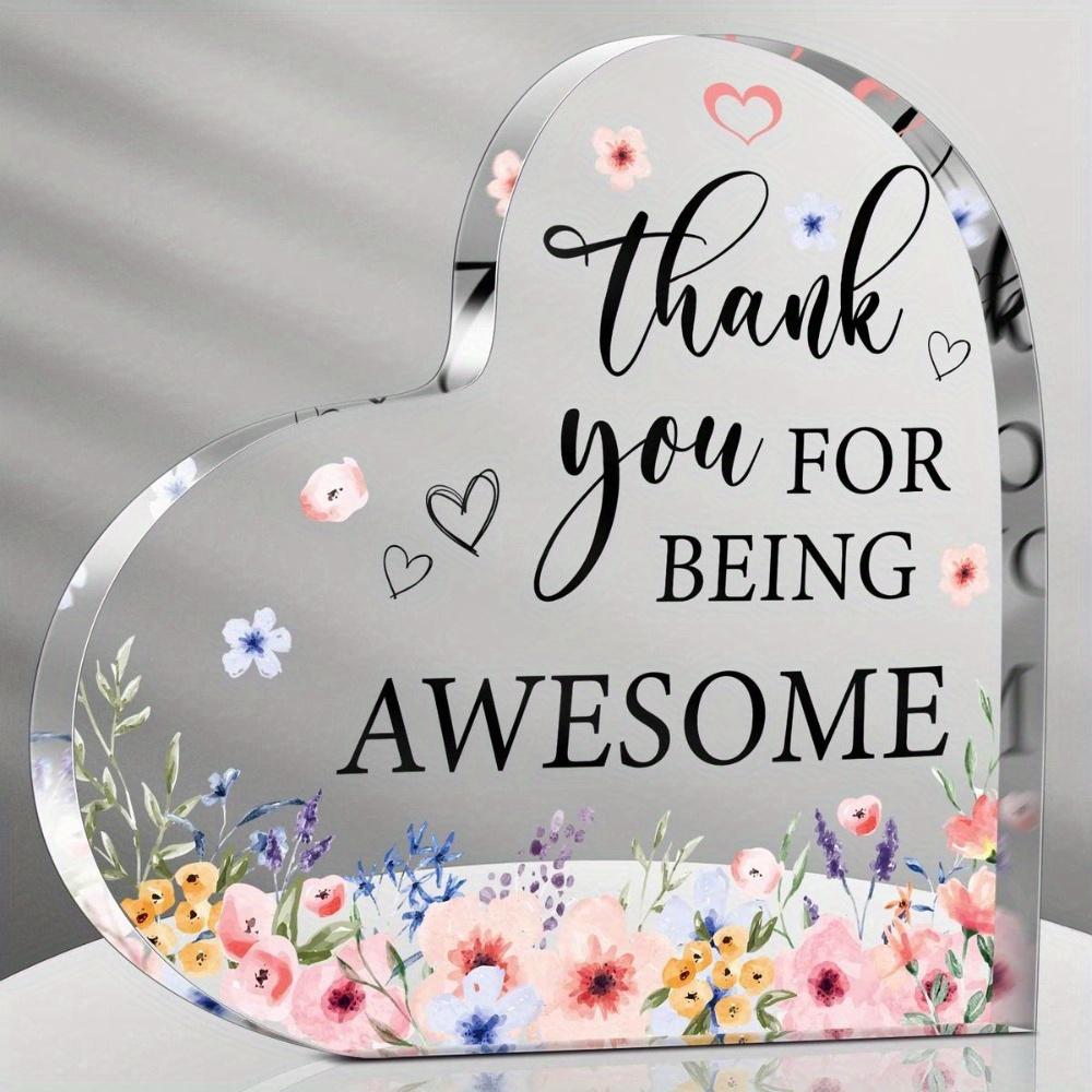 

Thank You Inspirational Gift. Keepsake for coworkers, nurses, teachers & friends. чистый