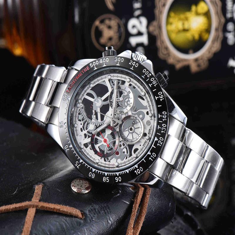 Uomo Business Fashion Acciaio inossidabile Imitazione orologio meccanico al  quarzo acquista in modo economico — spedizione gratuita, recensioni reali  con foto — Joom