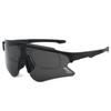 Oversized Sports Goggle Men  New Mirror Outdoor Anti-UV Cycling Sunglasses Women Trendy Windproof Protective Shades