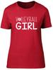 Volleyball Girl Fitted Unisexs Ladies T Shirt