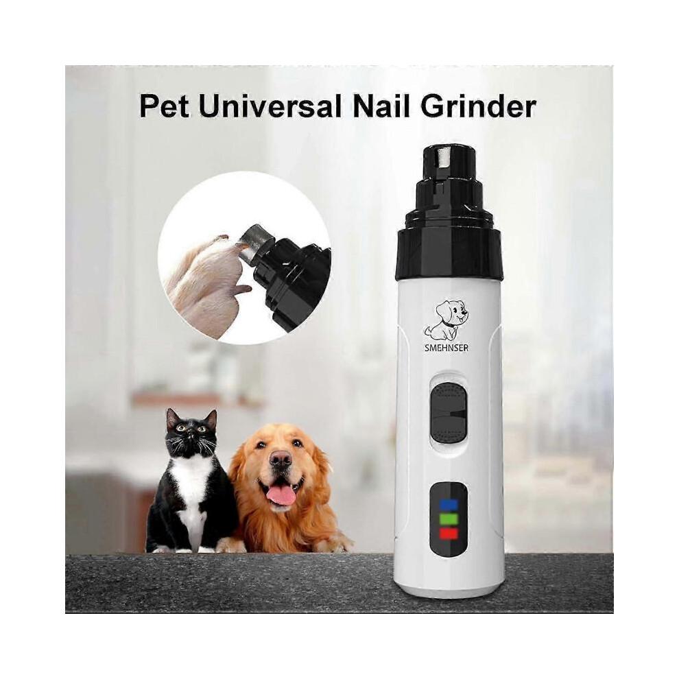 Heusom Silent Nail Grinder - USB Rechargeable with 3 Ports & Dual Speed