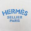 Used HERMES Shoulder Bag Alain GM Cotton/leather Beige Blue Shoulder